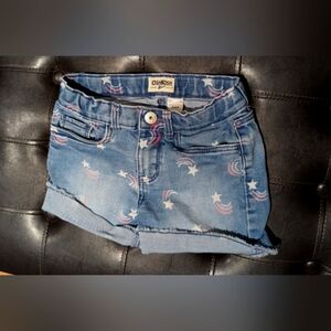 OshKosh B'gosh Blue Star & rainbow Girls' Shorts